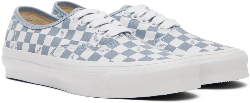 Vans Blue & White OG Authentic LX Sneakers (VN0A5FBDSKY1)