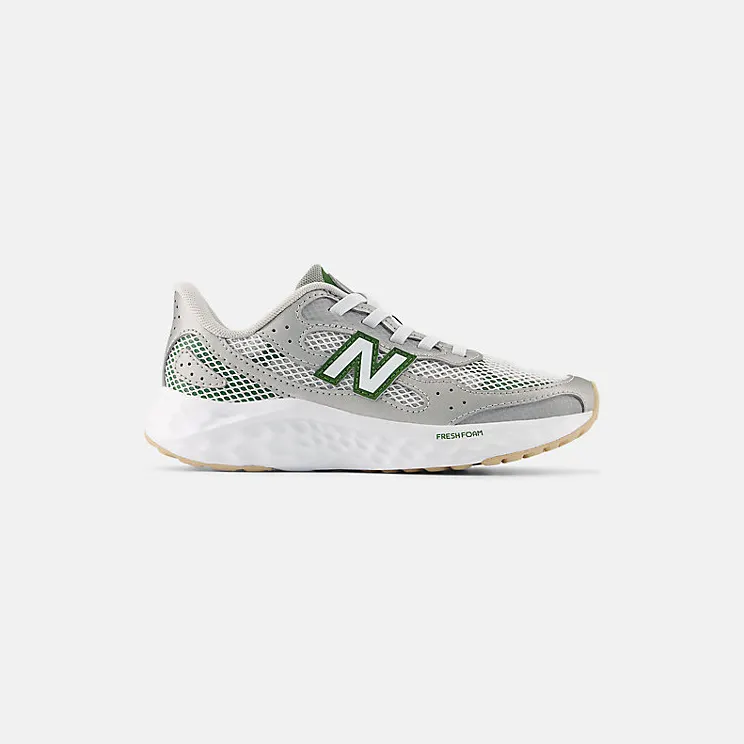 New Balance Arishi Bungee Lace Raincloud Dark Metallic Silver Alpine Green (PAARILA1)