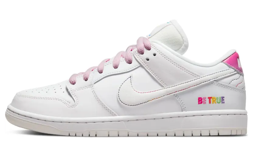 Nike SB Dunk Low Be True White – “White / Multi” (DR4876-100)