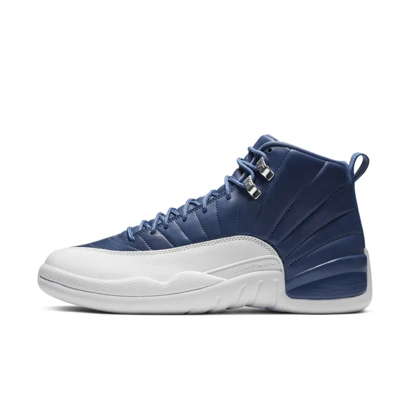 Jordan 12 Retro Indigo Stone Blue/Legend Blue-Obsidian (130690-404)