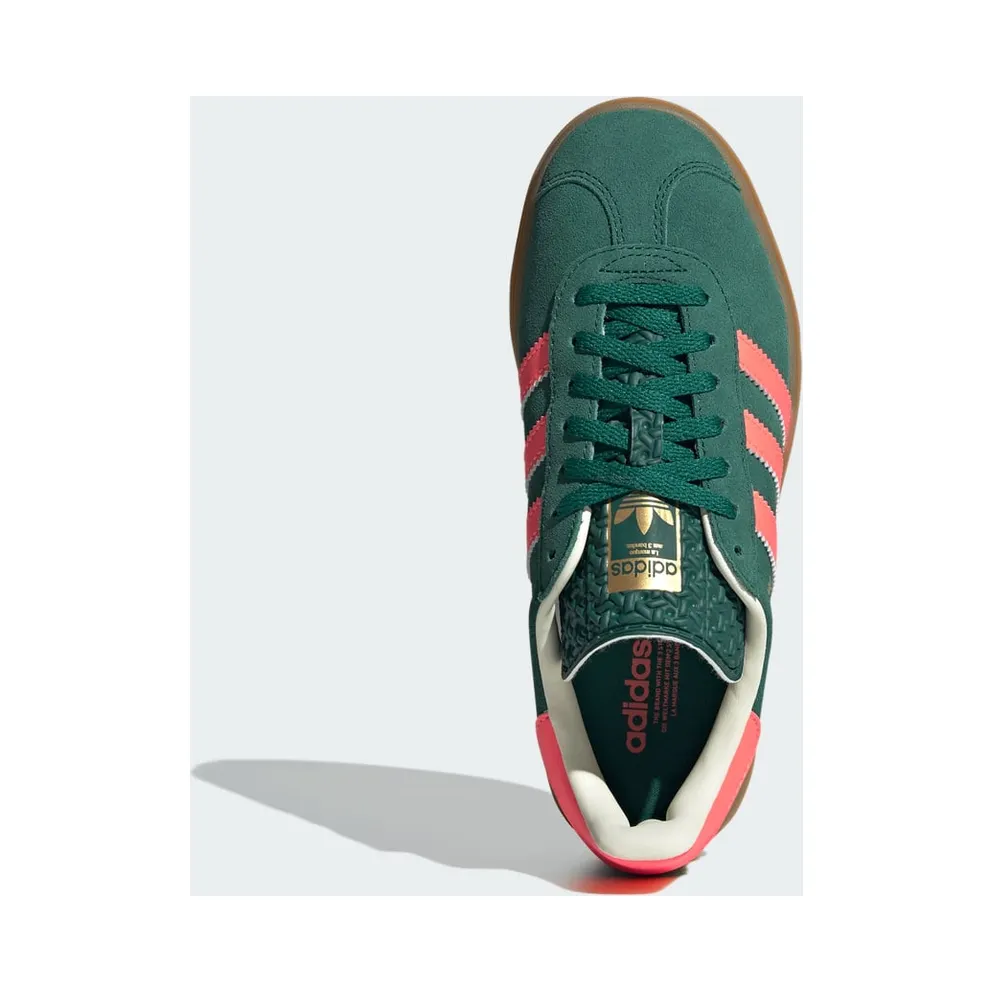 Adidas Gazelle Bold Kids Collegiate Green / Signal Coral / Cream White (JQ7408)