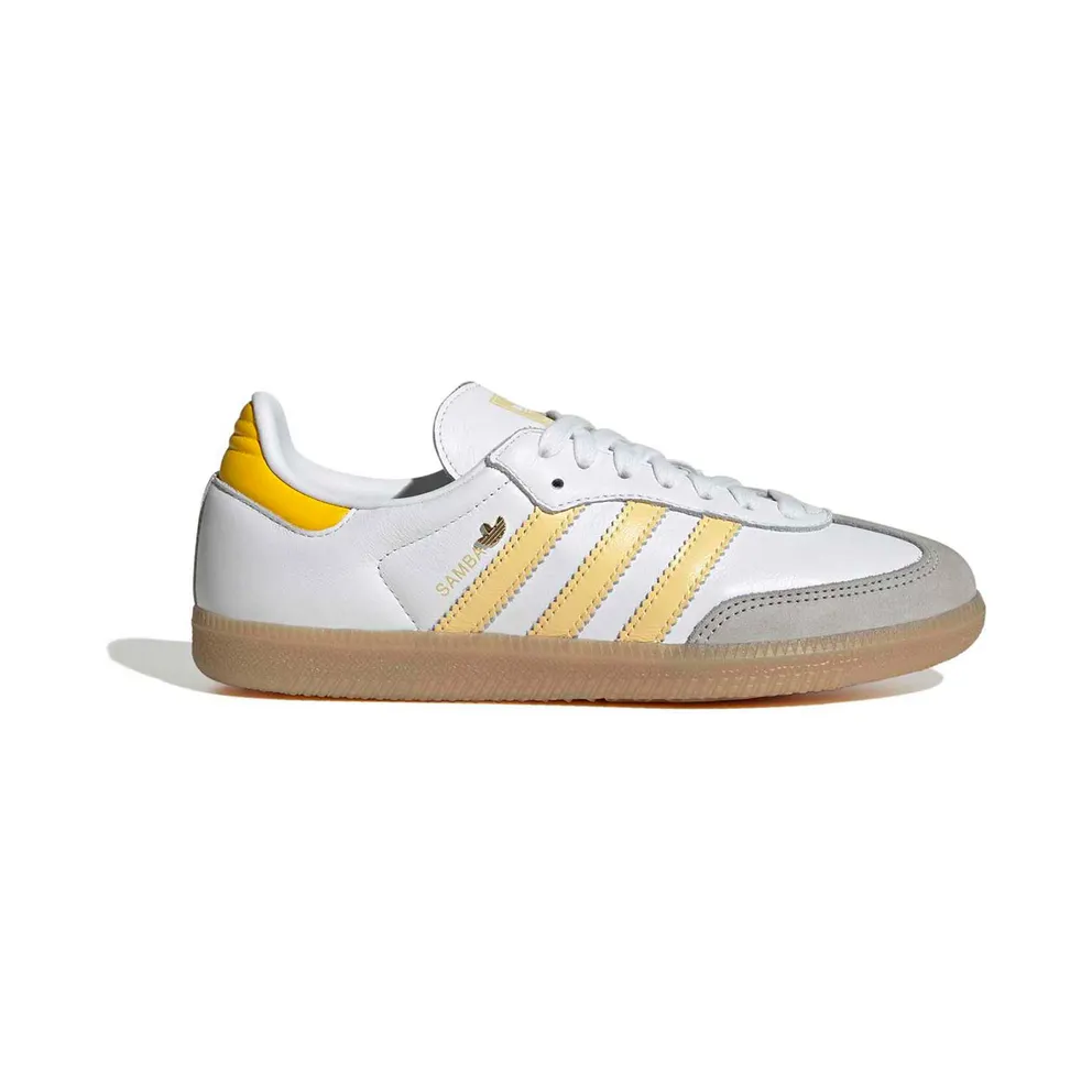 adidas Samba OG White Orange Tint Yellow