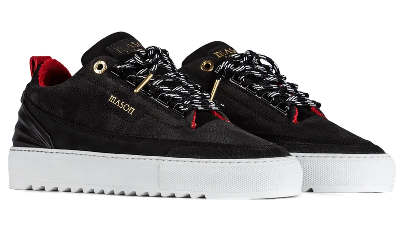 Mason Garments Firenze Nubuck Black Schwarz (SS21-12A)