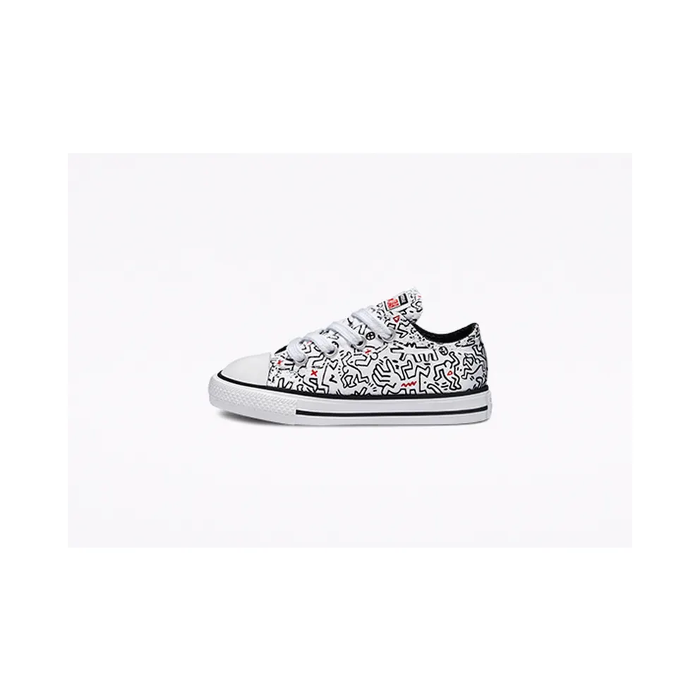 Converse Converse x Keith Haring Chuck Taylor All Star Low Top White/Black/Red (771862C)