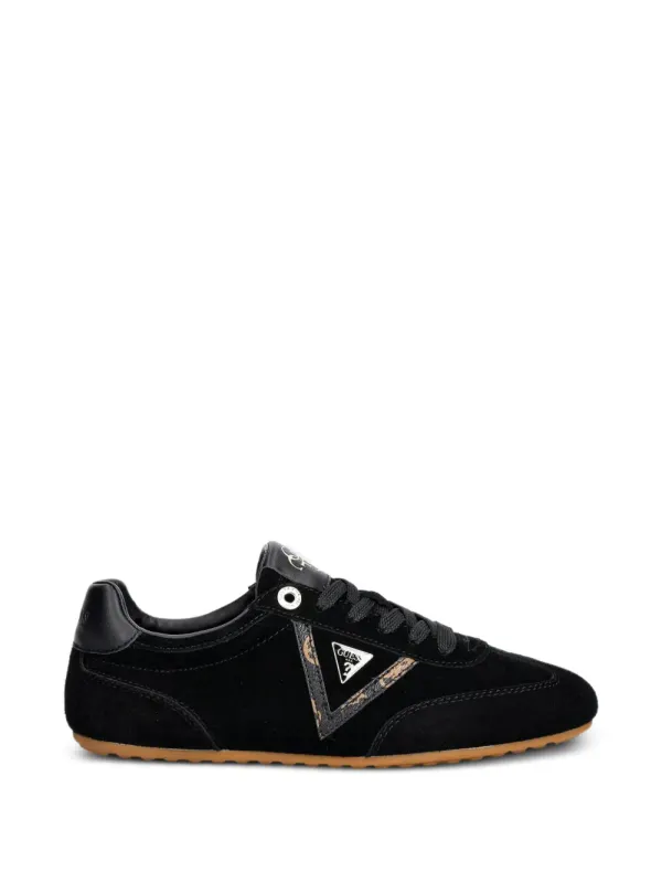 GUESS USA suede logo-patch – Black (FLTRELSUE12)