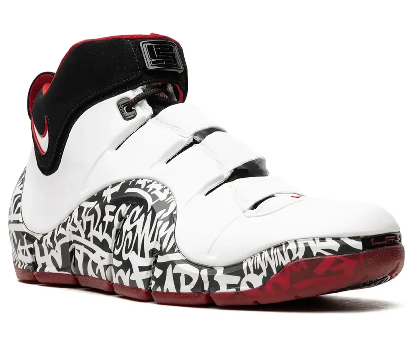 Nike Zoom Lebron 4 Graffiti 2023 sneakers – Wit (DJ4888)