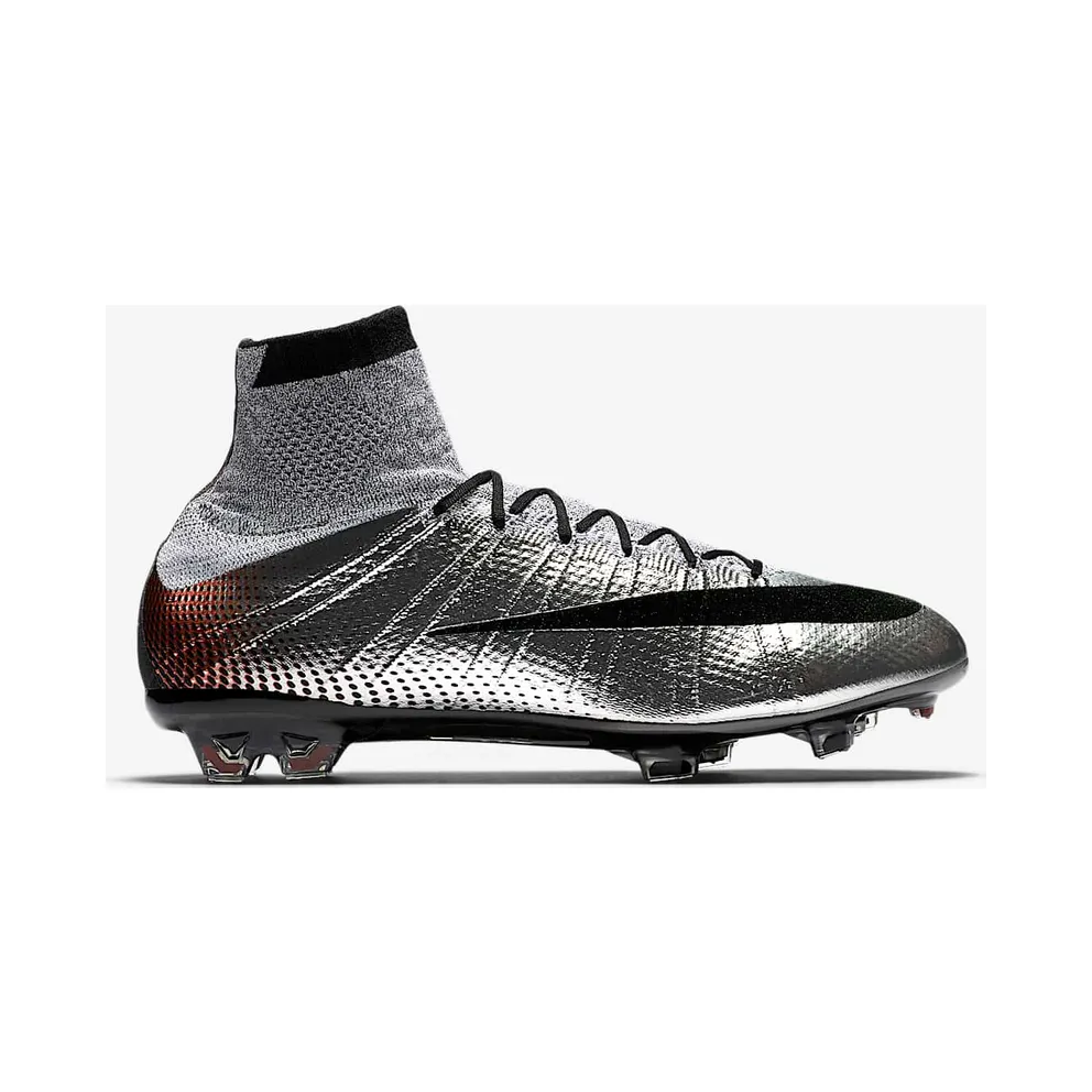 Nike Mercurial Superfly 4 CR7 Quinhentos Metallic Silver/Black-Gym Red (839622-006)