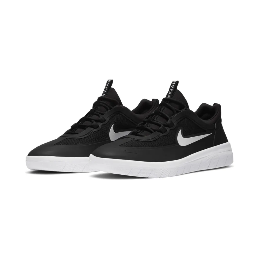 Nike SB Nyjah Free 2 Black White Black/Black-Black-White (BV2078-001)