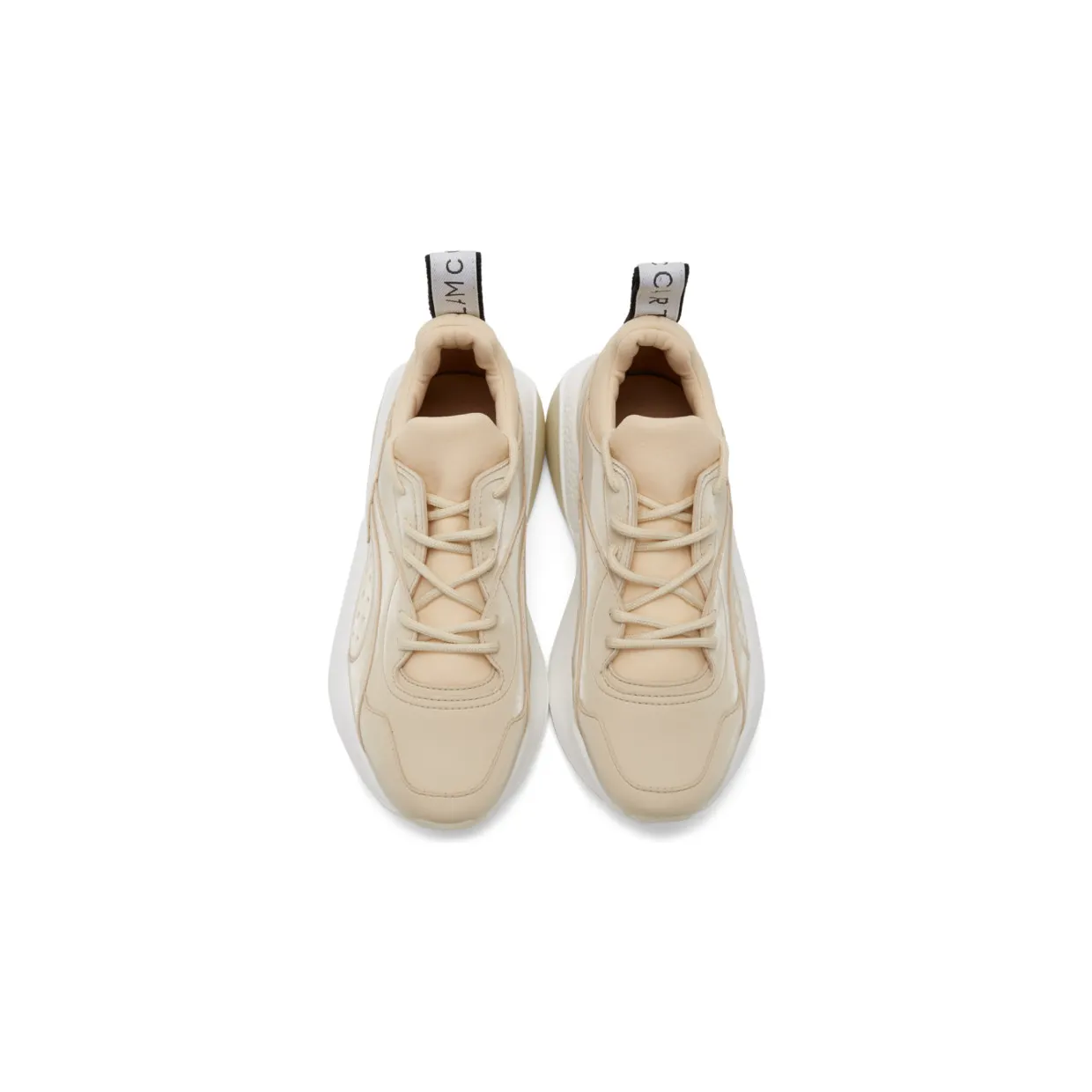 Stella McCartney Beige Eclypse Sneakers (491514N0016) (4)