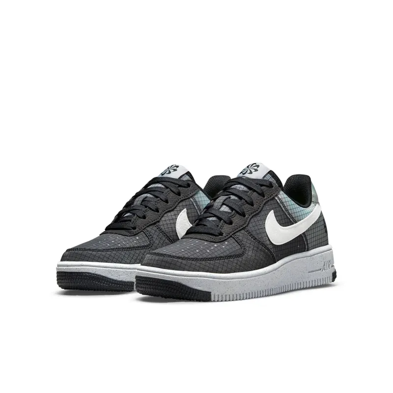 Nike Air Force 1 Crater Older Kids’ Black 50% Sustainable Materials (DC9326-001)