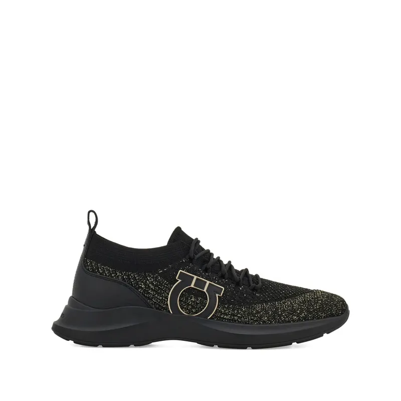 Ferragamo Gancini-detail Knit “Black” (029948 0784024 M Black)
