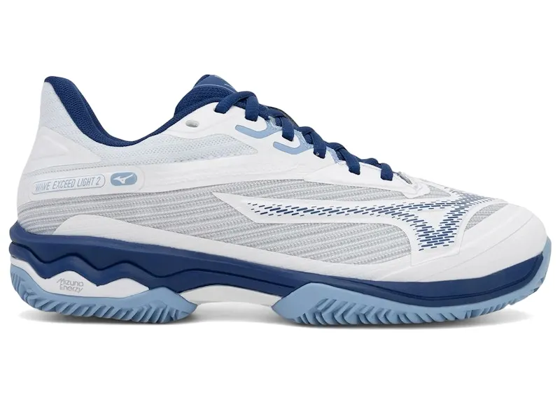 Mizuno Wave Exceed Light 2CC White Bellwether Blue (61GC232124)