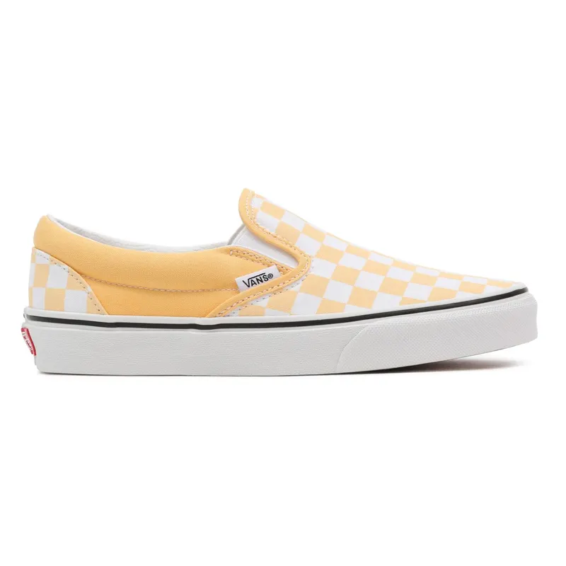 VANS Checkerboard Classic Slip-on Shoes Yellow (VN000XG8AZV)