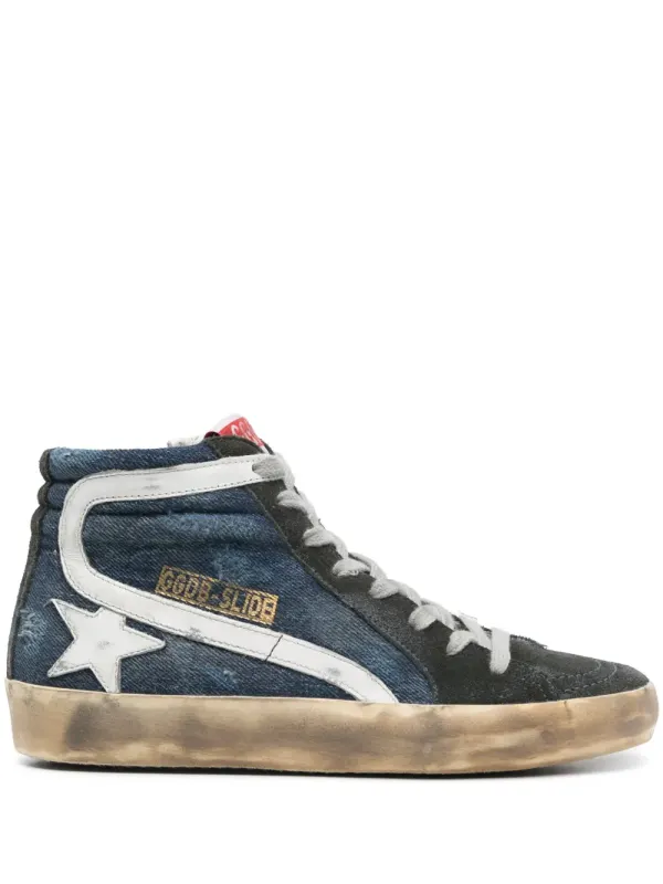 Golden Goose Slide Classic sneakers – Blue (GWF00115F003128)