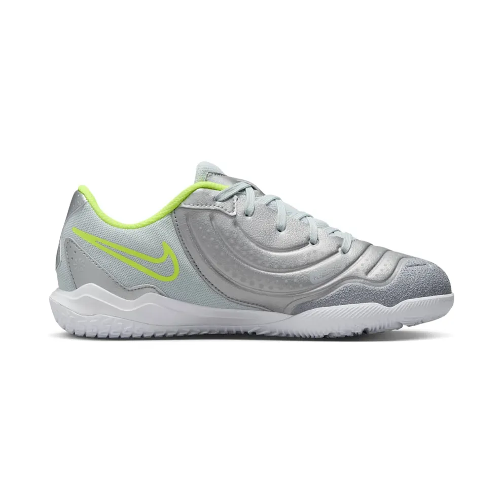 Nike Tiempo Legend 10 Academy IC Metallic Silver Volt Black (DV4350-001)