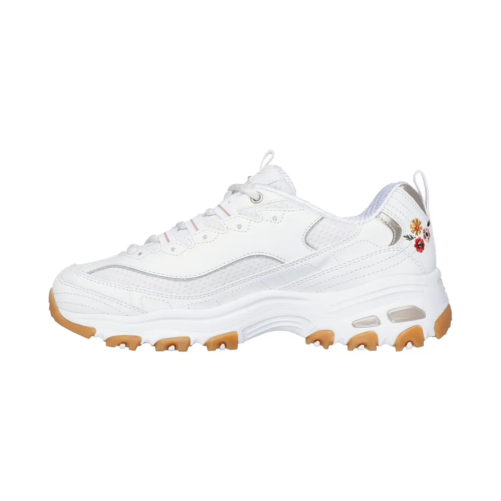 Skechers D’Lites – Spring Bloom Sneaker White