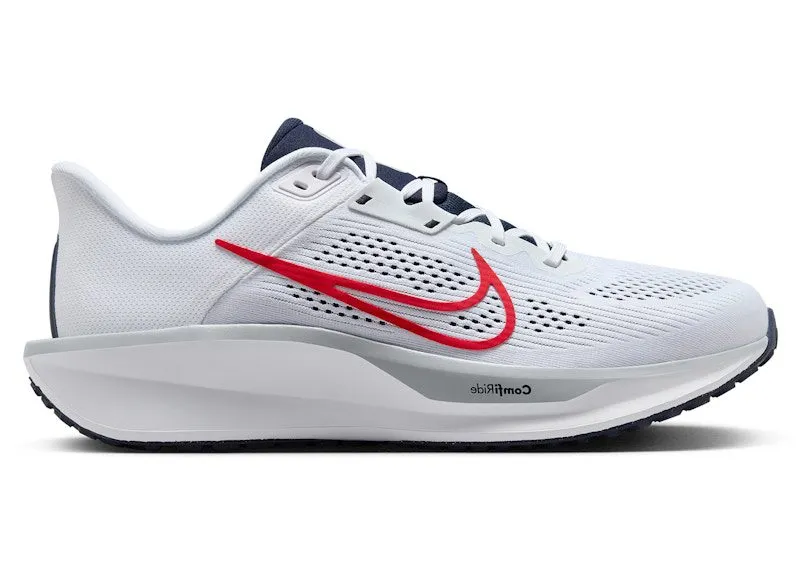 Nike Quest 6 White Obsidian Wolf Grey University Red (FD6033-107)