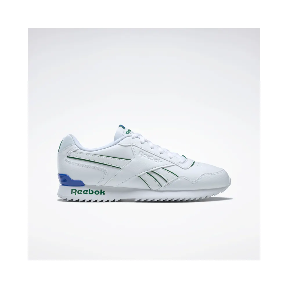 Reebok Royal Glide Ripple Clip Cloud White / Glen Green / Court Blue