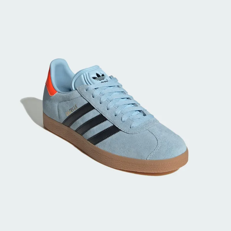 Adidas Gazelle Clear Sky / Core Black / Gum (JI2076)