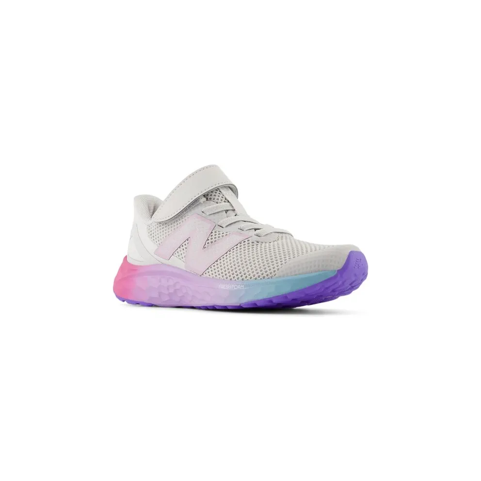 New Balance Fresh Foam Arishi v4 Bungee Lace Grey Matter Mid Century Pink Lilac Glo (PAARIGR4)
