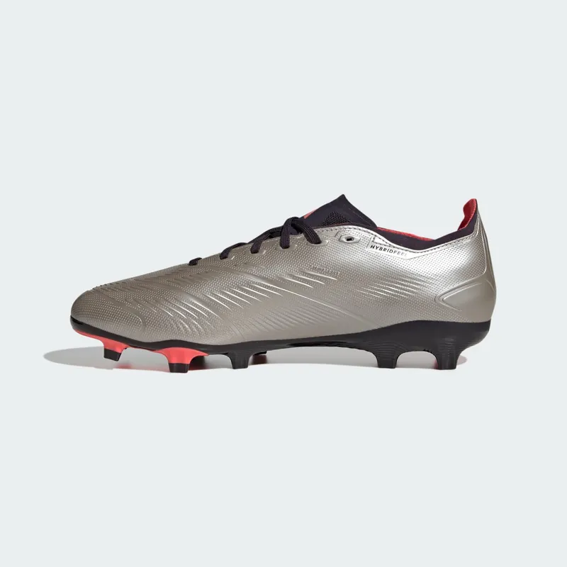 adidas Predator League FG Platinum Metallic Aurora Black Turbo (IF6349)