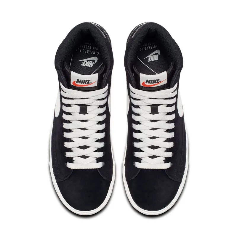 Nike Blazer Mid Vintage Suede Black (W) Black/Sail-Sail (AV9376-001)