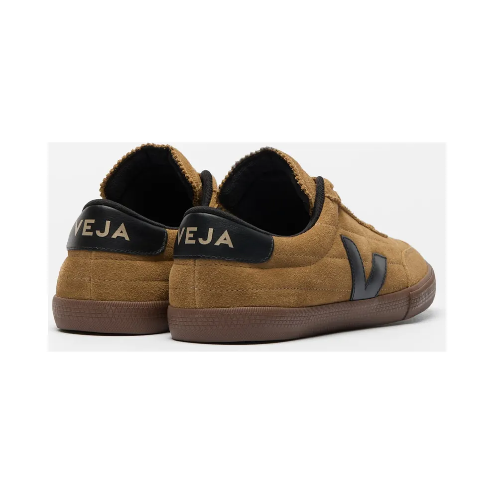 Veja Panenka Quilted Suede with Contrast Logo Camel (FU0320899)