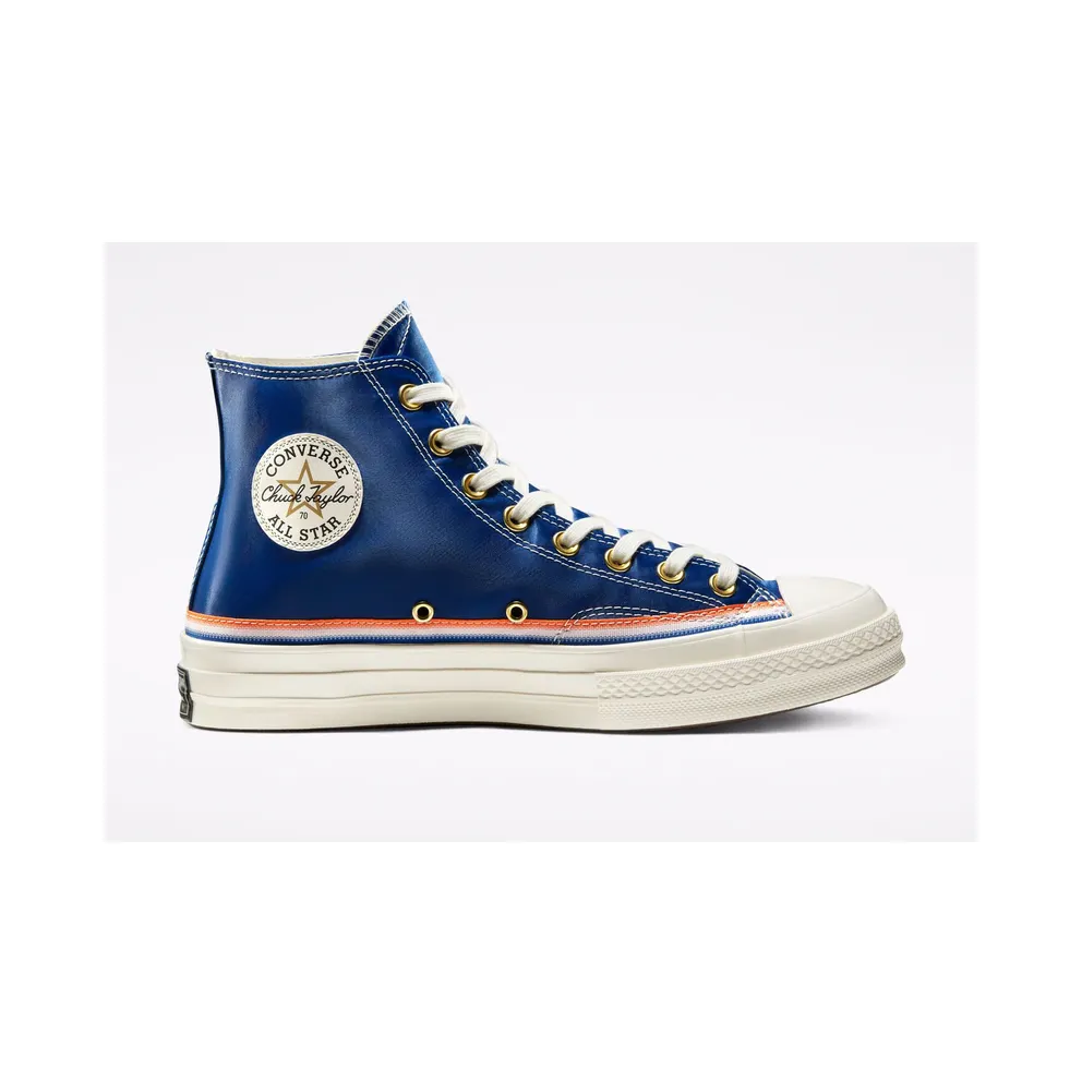Converse Breaking Down Barriers x Chuck 70 High ‘Knicks’ Rush Blue/Bold Mandarin/Egret (166815C)