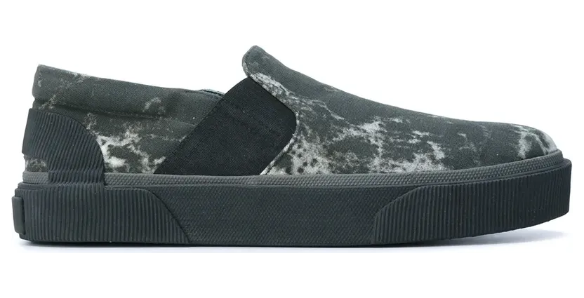 Lanvin Klassische Slip-On-Sneakers “Green” (FMSKKBMOBLEAP17)