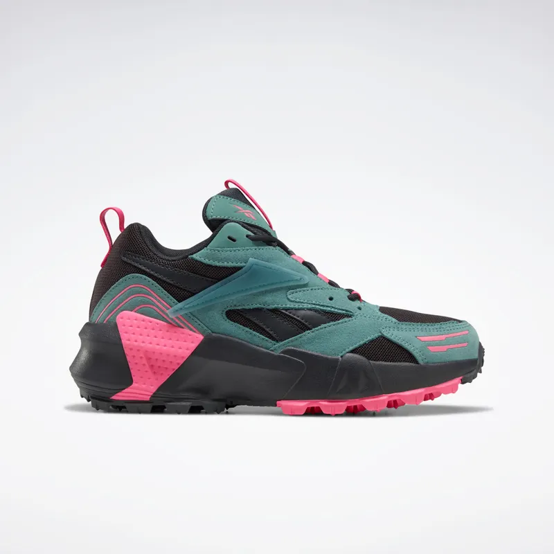 Reebok Aztrek Double Mix Trail Schoenen Green Slate / True Grey 8 / Solar Pink