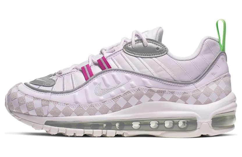 Nike Air Max 98 met ruitpatroon Purple “”Pink/Purple/Pink”” (CJ9702500)