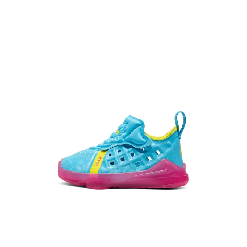 Nike LeBron 17 Dunked South Beach (TD) Blue Fury/Fire Pink-Opti Yellow (CJ2526-400)