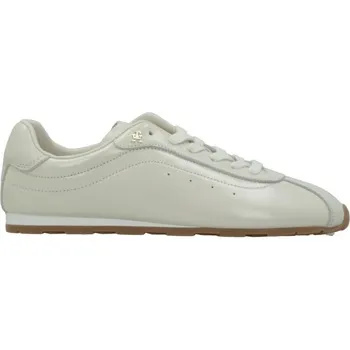Tommy Hilfiger Leren sneakers with monogram – Brown (FW0FW09495)