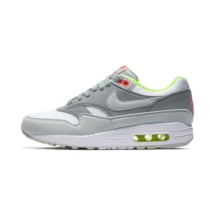 Nike Air Max 1 Barely Grey Light Pumice (W) “White / Light Pumice / Volt / Barely Grey” (319986-107)