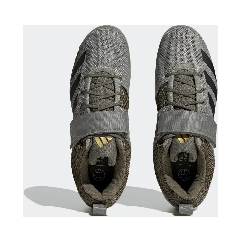 adidas Powerlift 5 Silver Pebble Core Black Olive Strata (HQ3529)