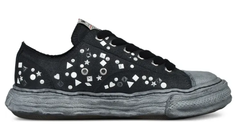 Maison MIHARA YASUHIRO Peterson 23 OG verfraaide sneakers – Zwart (A16FW724BLKBLK)