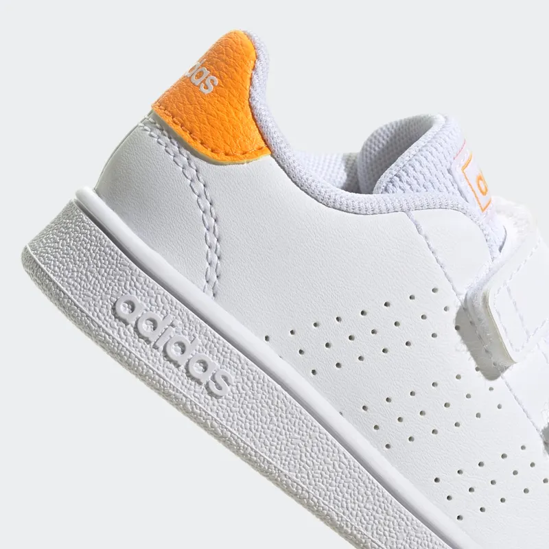 Adidas Advantage Cloud White / Cloud White / Orange Rush (GW0452)
