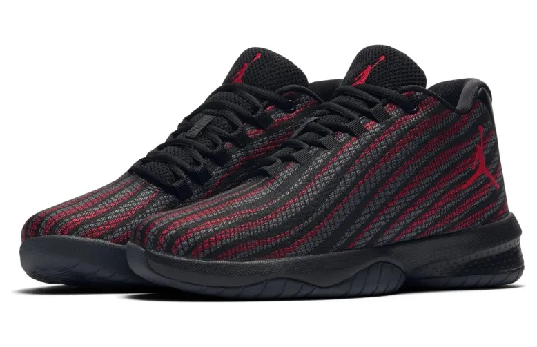 Jordan B. Fly Black Gym Red Dark Grey (GS)