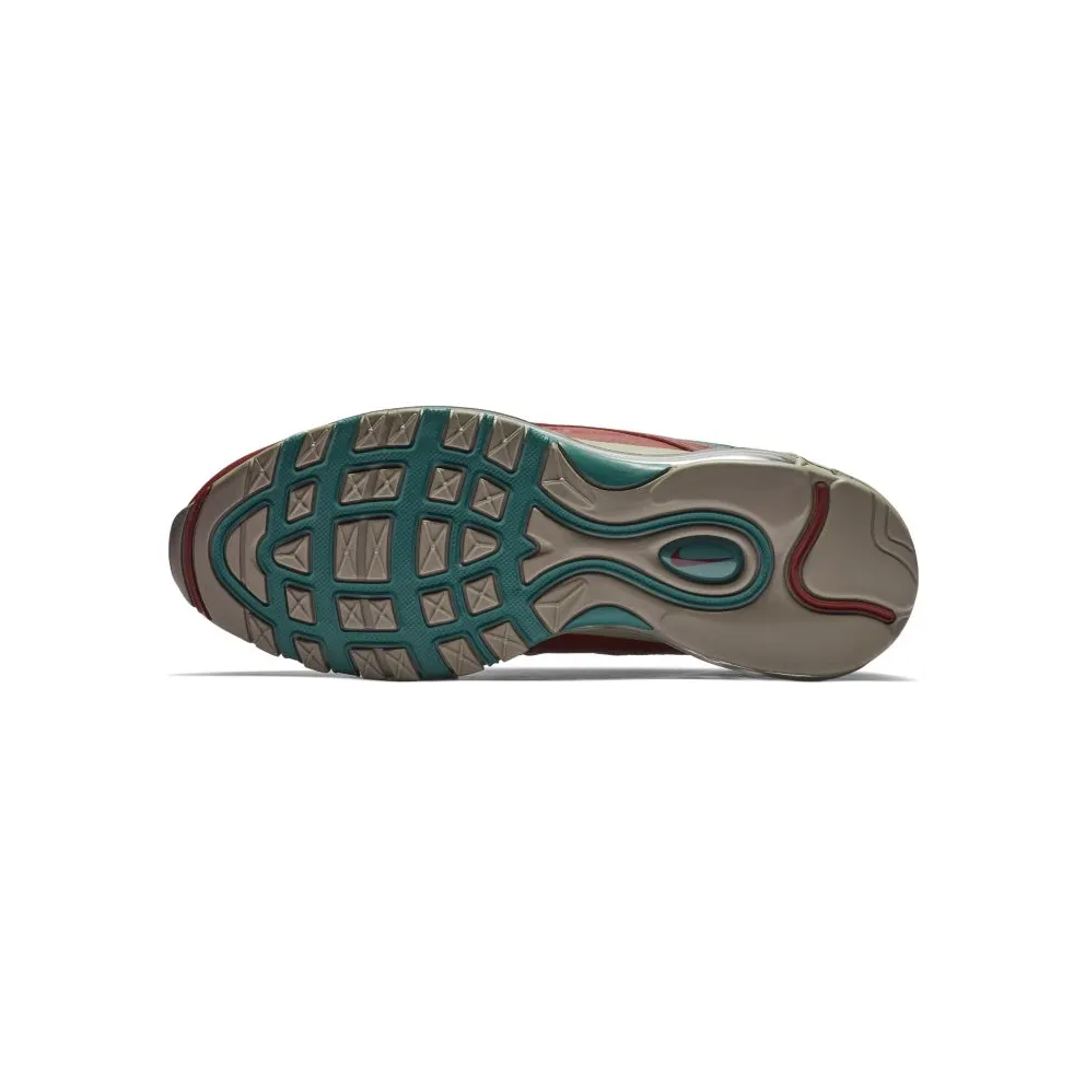 Nike Air Max 97 Light Taupe Geode Teal Team Red Light Taupe/Light Taupe-Geode Teal-Team Red (AQ4126-202)