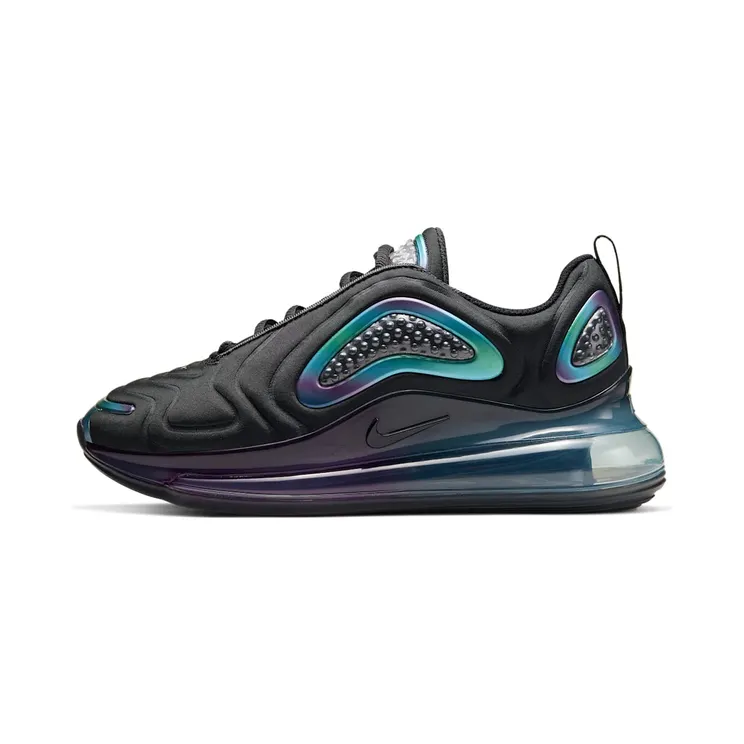Nike Air Max 720’Bubble Pack – Black’ GS “Dark Smoke Grey / Black / Metallic Silver” (CT9635-001)