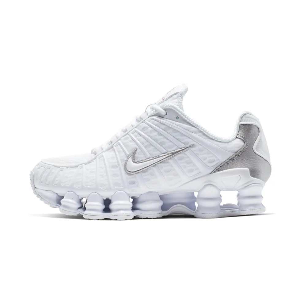 Nike Shox TL White Metallic Silver (W) White/Metallic Silver-Max Orange-White (AR3566-100)