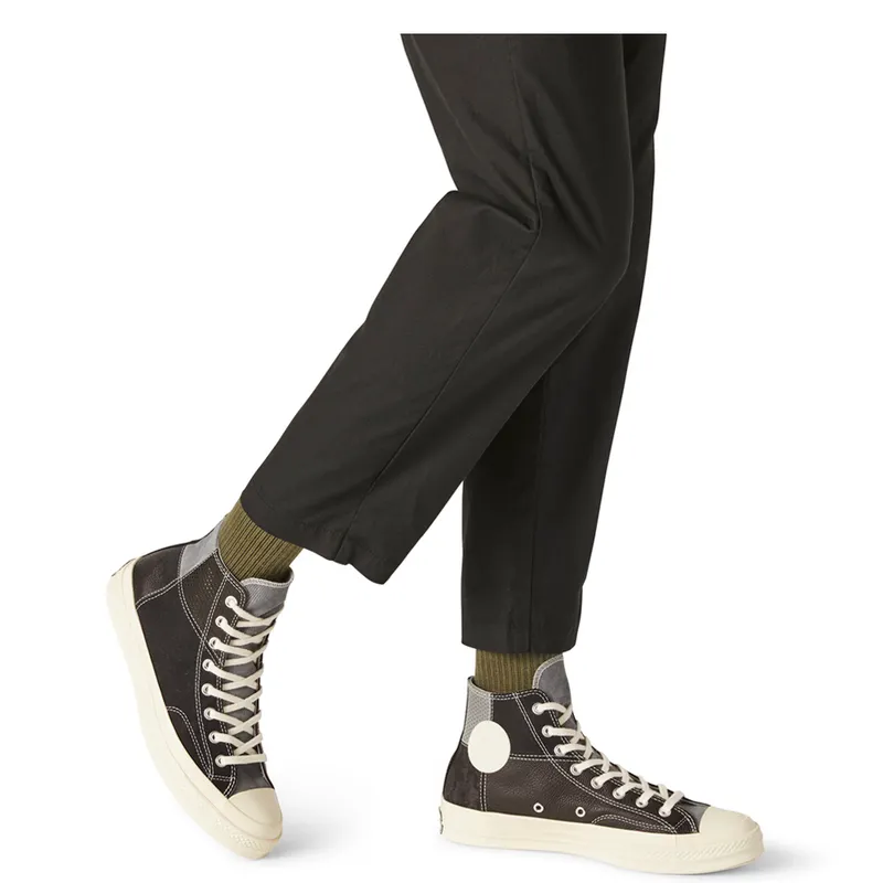Converse Chuck 70 Mixed Material Hi ‘Black Egret’ Black/Cool Grey/Egret (163220C)