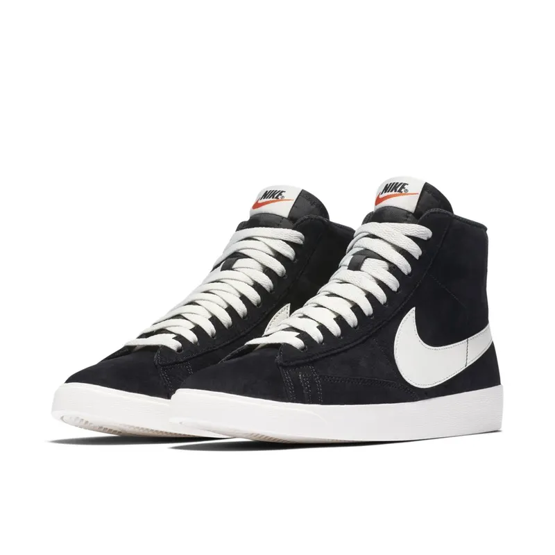 Nike Blazer Mid Vintage Suede Black (W) Black/Sail-Sail (AV9376-001)