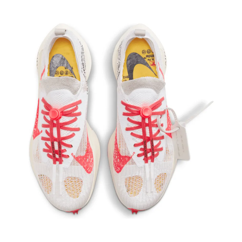 Nike Air Zoom Tempo NEXT% Flyknit Off White White Solar Red (CV0697-100)