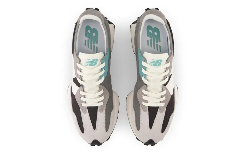 New Balance 327 Black White Light Grey (MS327OD)