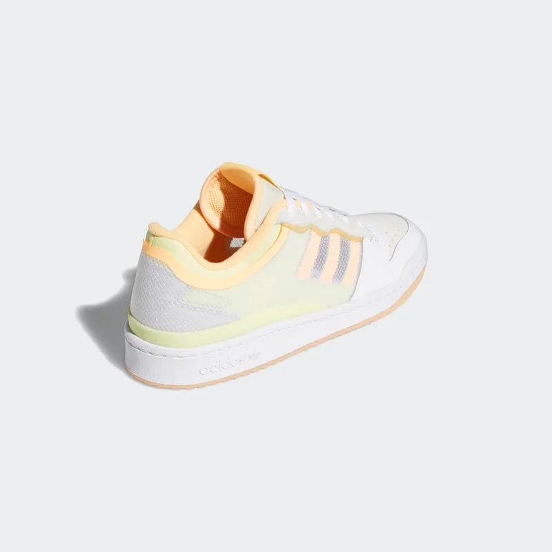 adidas Forum Low Transparent Panel Cloud White / Yellow Tint / Acid Orange (FY8013)