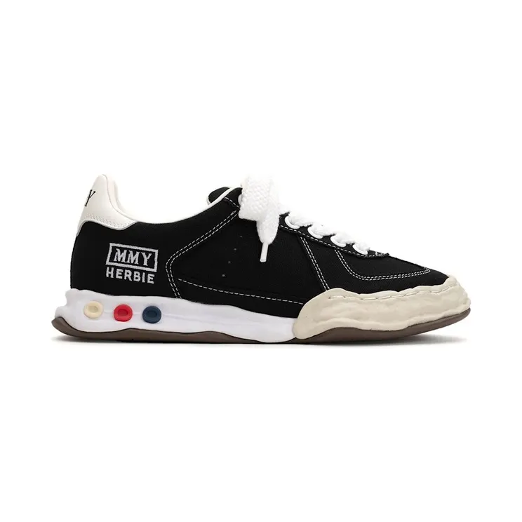 Maison Mihara Yasuhiro Herbie OG Sole Canvas Low Black White (A15FW736-BLK)