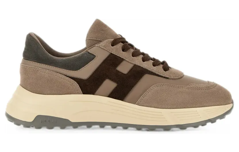 Hogan Hyperlight sneakers met vlakken – Beige (HXM5630FR30UHC)