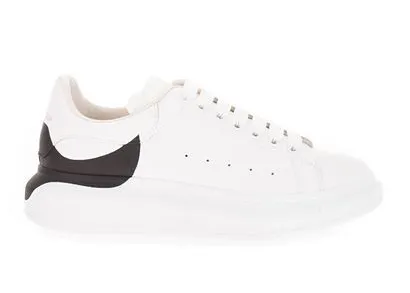 Alexander McQueen Oversized White Black Heel (645863WHZ4L9061)