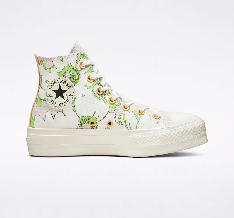 Converse Chuck Taylor All Star Lift Platform Crafted Florals (A00652C)